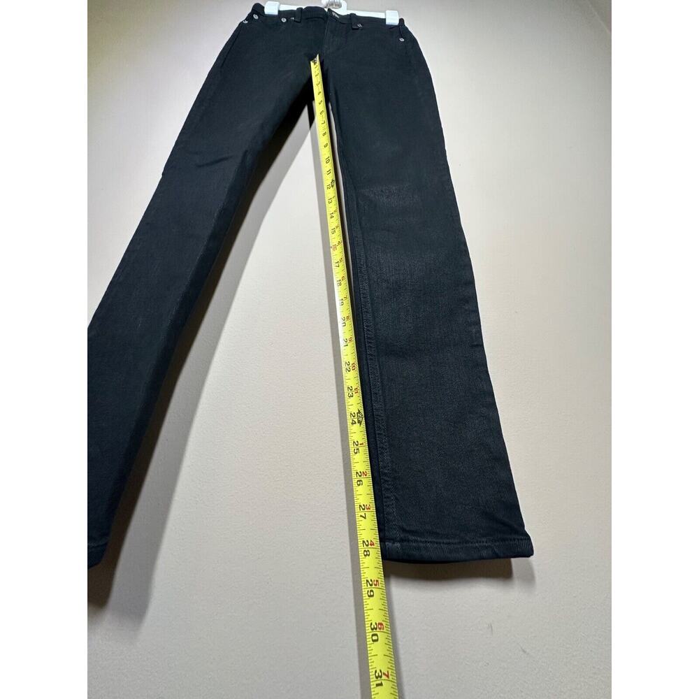 Rag & Bone Nina Coated High-Rise Skinny Jeans Black SZ 26 - Picture 10 of 10